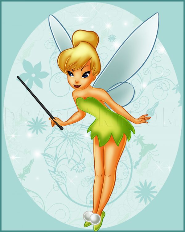 how to draw tinkerbel how to draw tinkerbel